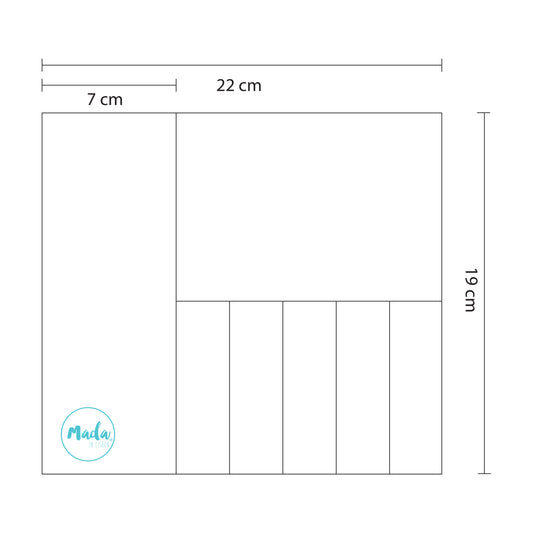 Gray Dots Small Pencil Case