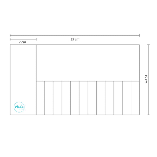 Baden-Baden Long Pencil Case