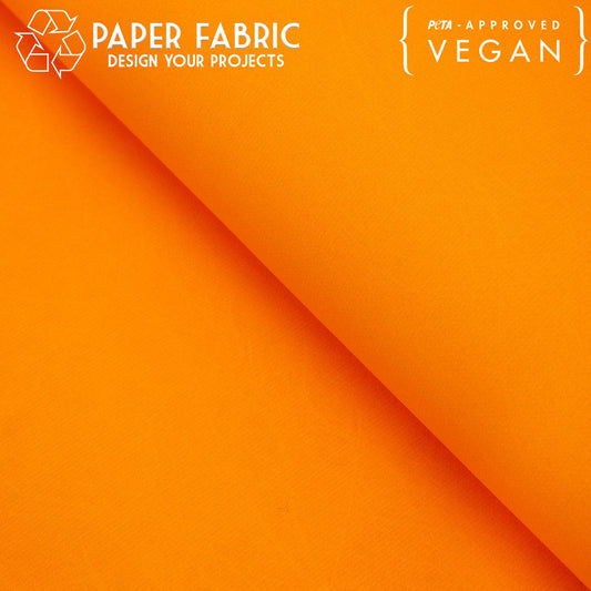 Orange washable paper fabric 100x80cm PAF-18