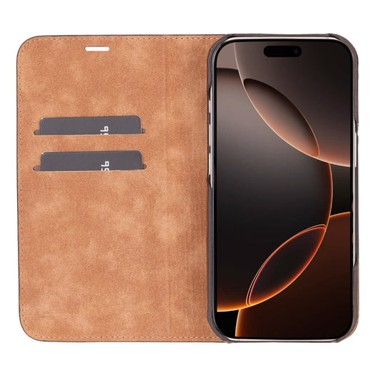 Decatur Leather iPhone 16 Pro Folio Case